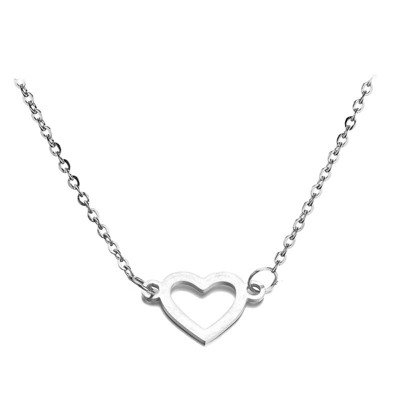 3:steel color necklace