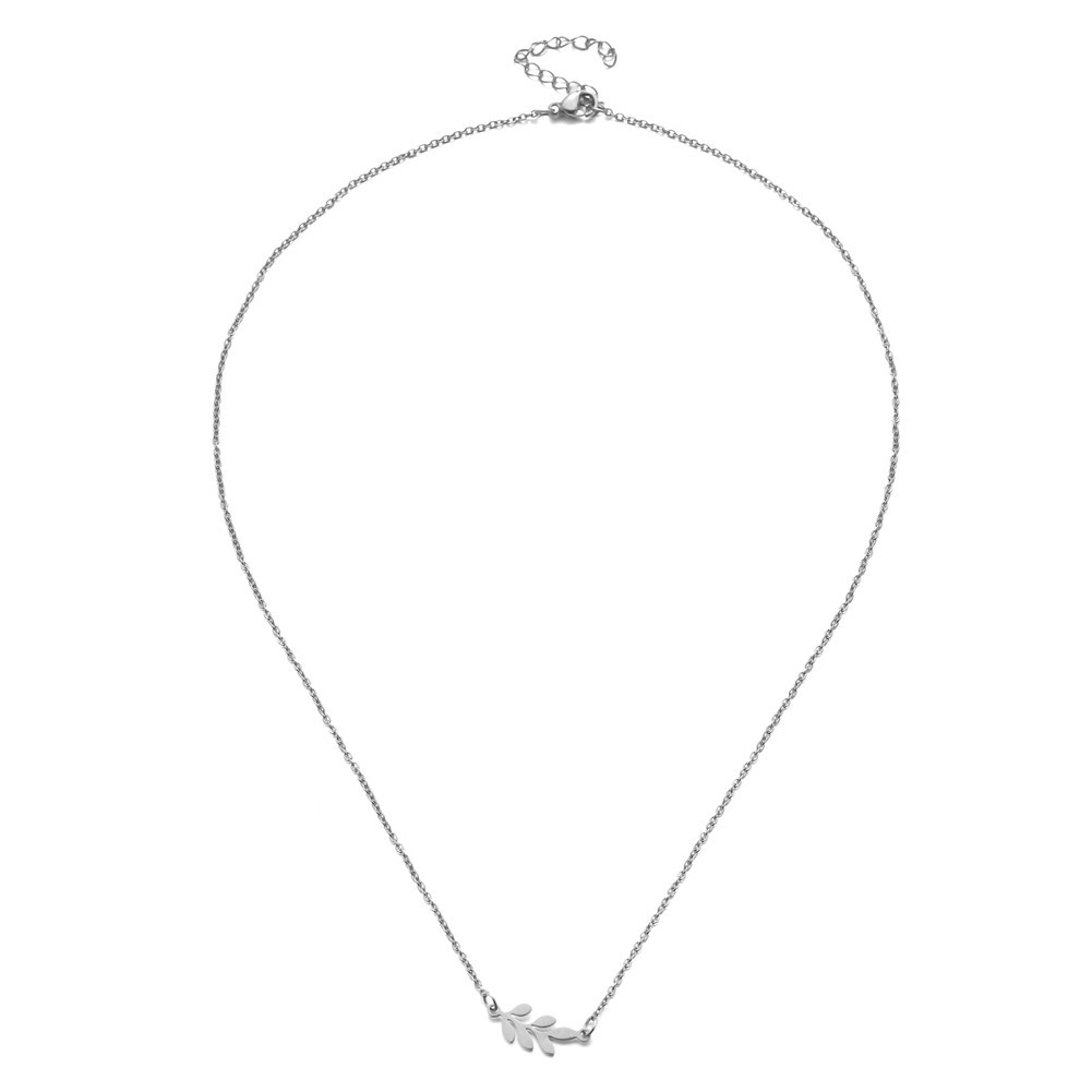 4:silver necklace necklace