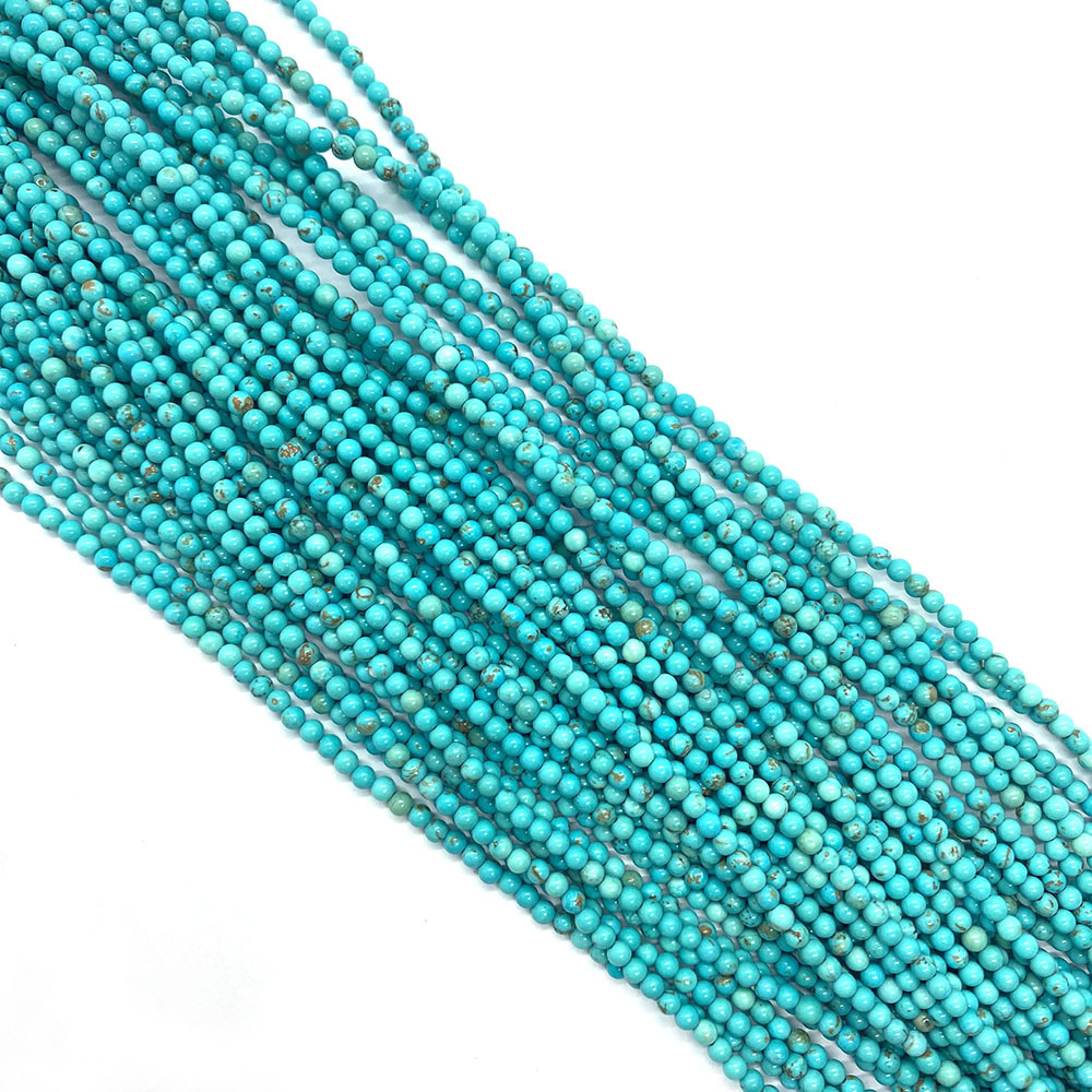 blue turquoise 2mm
