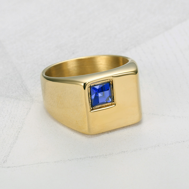 Gold blue diamond No.13