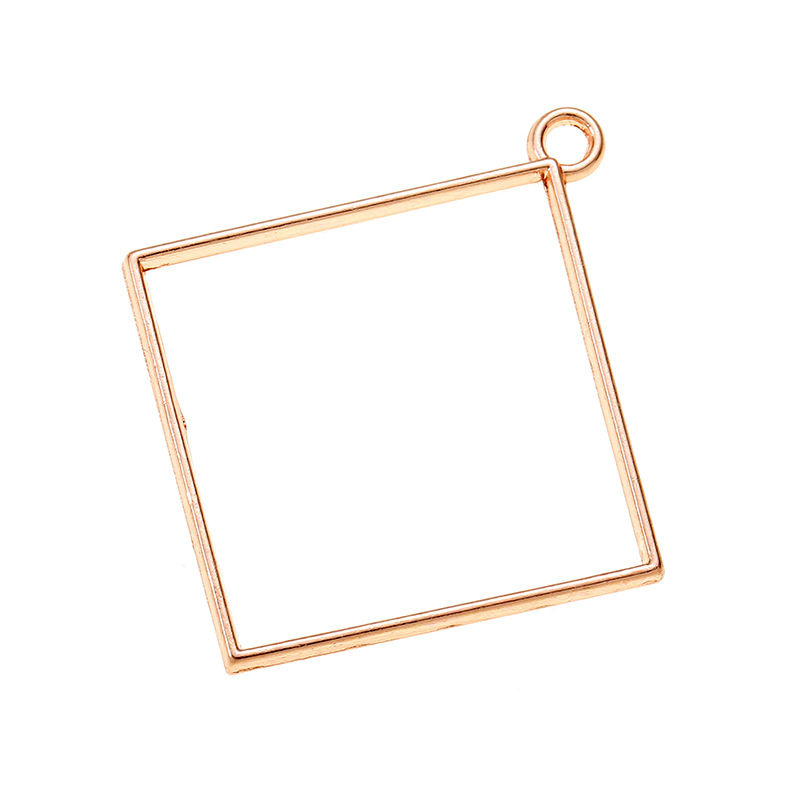 4 rose gold color plated