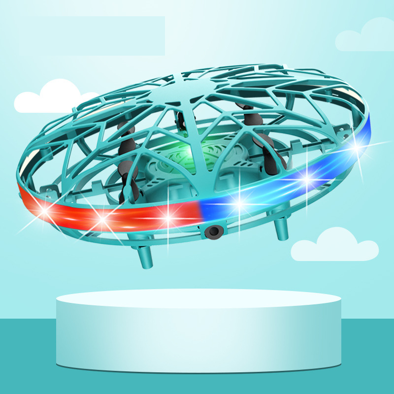 Five induction colorful blue UFO (with rolling function)