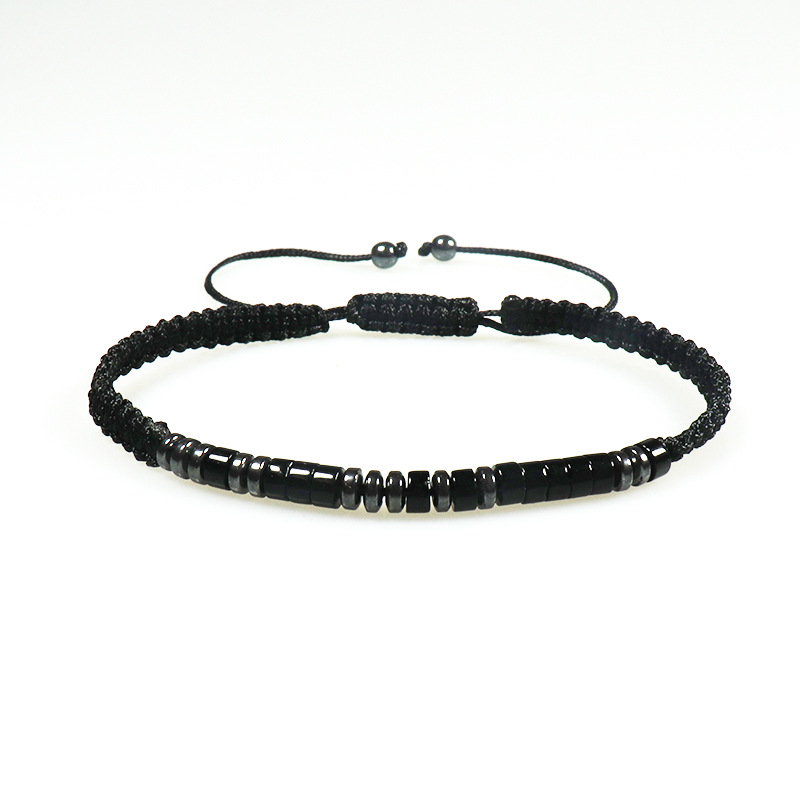 1:Single bracelet obsidian
