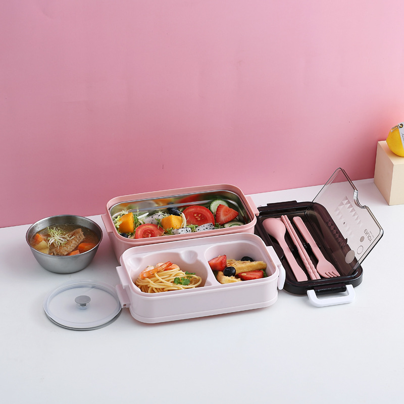 Pink - Stainless Steel model (with soup bowl   liner)