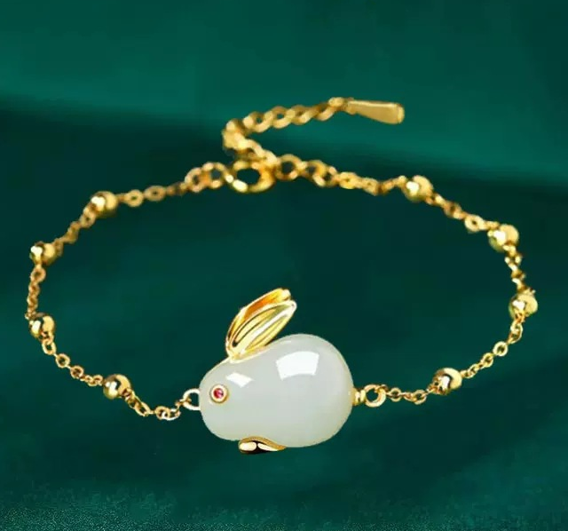 Lucky Jade Rabbit bracelet