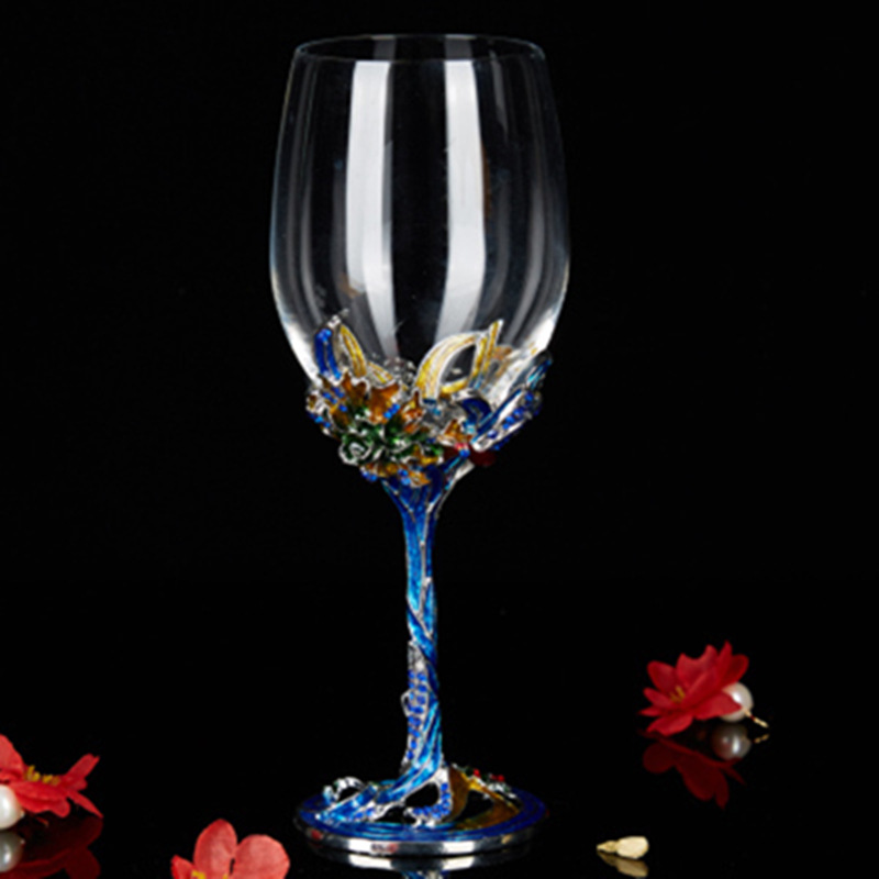 [Simple] Blue Iris Wine Glass 1 count