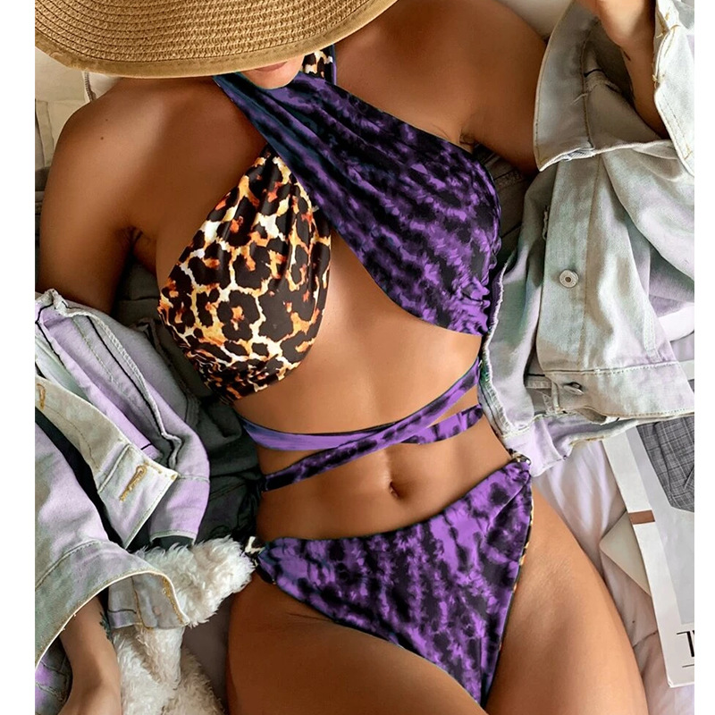 Purple leopard print