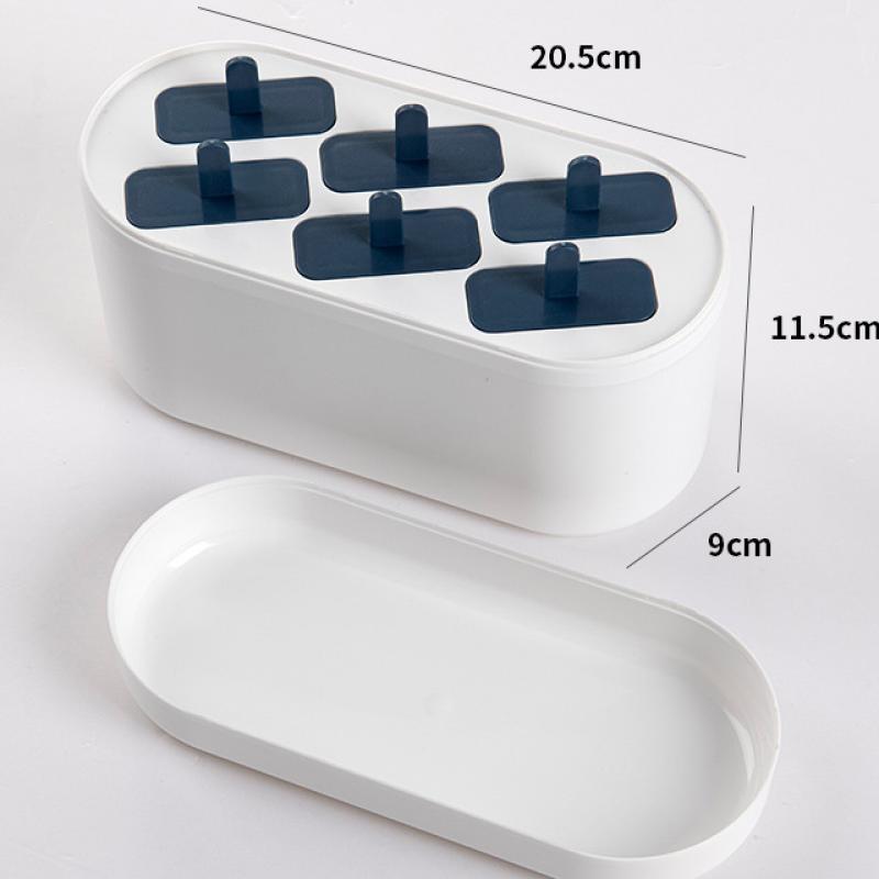 6 Popsicle molds with white outer box