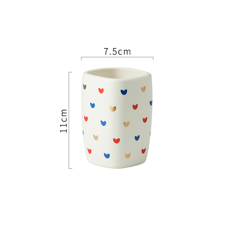 LOVE square mug