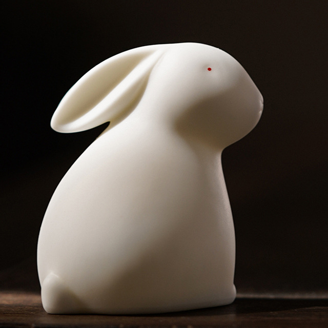 Warm Jade Rabbit (female) 5.8*5*6.7cm