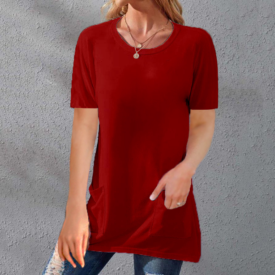 Short sleeve-red