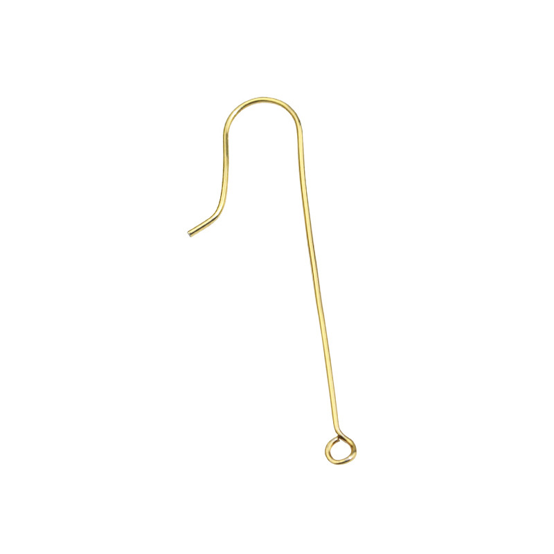 (0.7*40mm) long vertical ear hook/gold