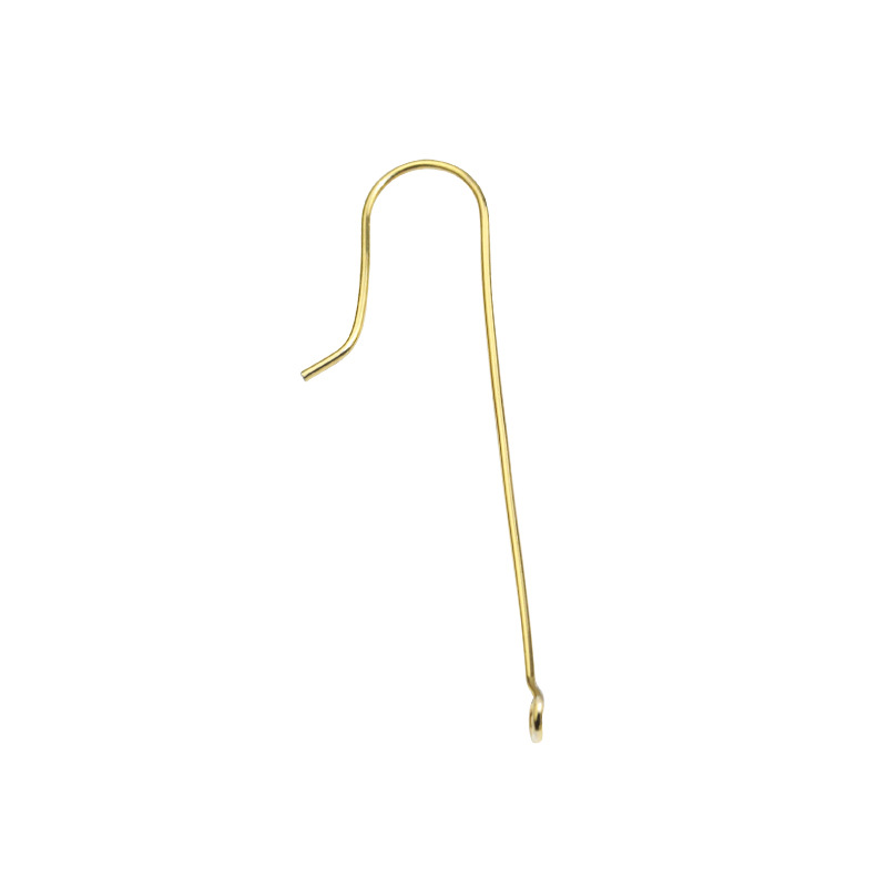 8:(0.7*40mm) long flat lug hook/gold