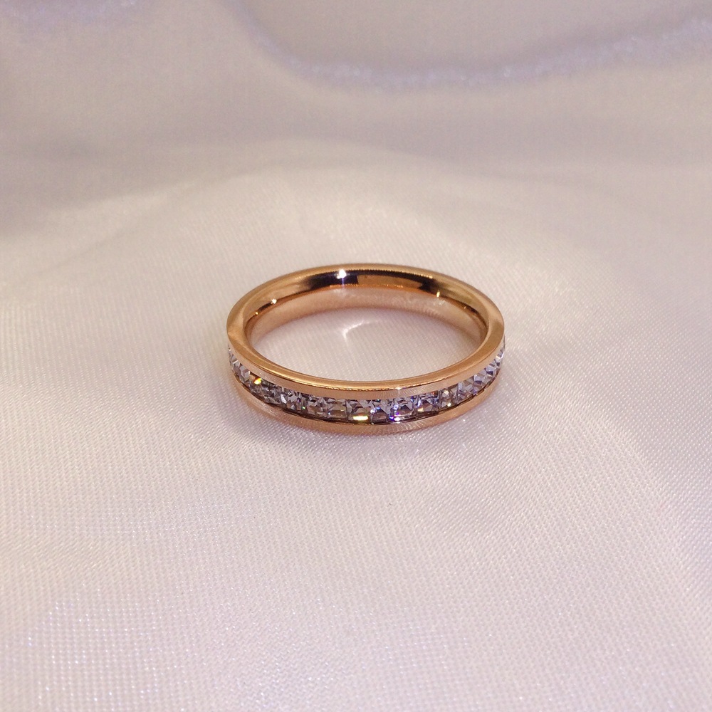 real rose gold plated US Size #6