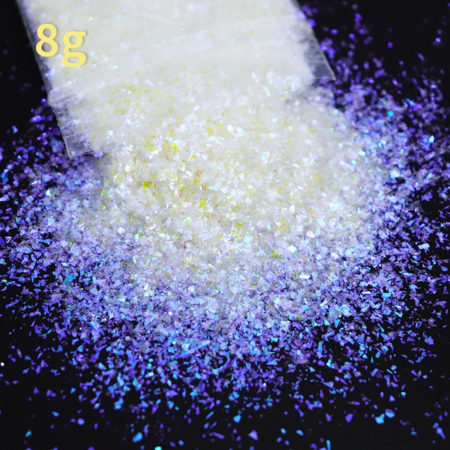 8G bag with Violet Light Irregular Fragments-8