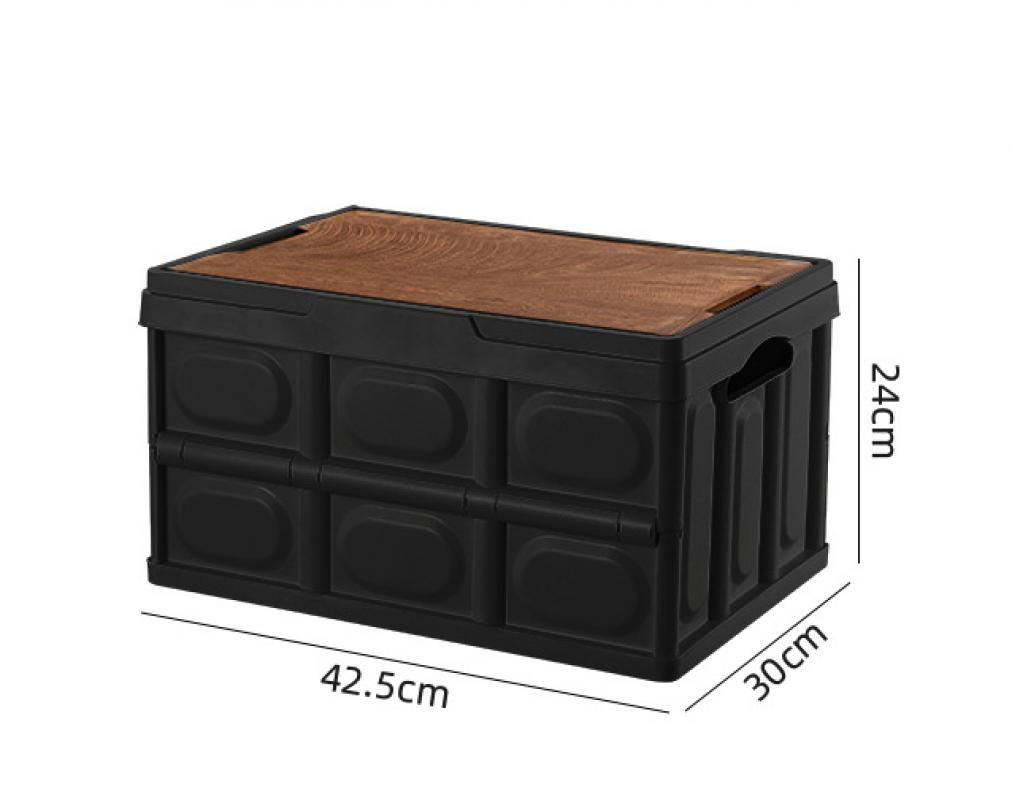 Small Size 30L(Black) No handle   wooden lid