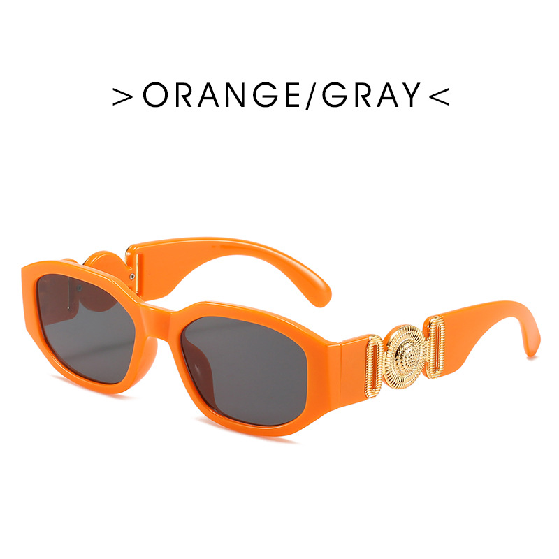 Orange frame grey piece