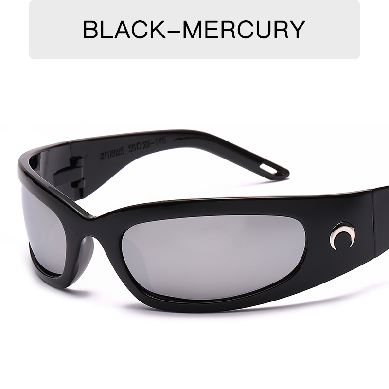 Bright black and white mercury