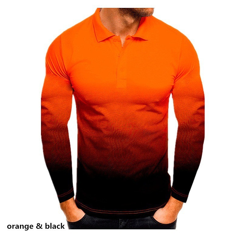 Orange with black