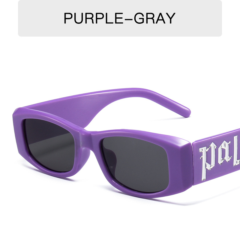 Purple frame grey piece