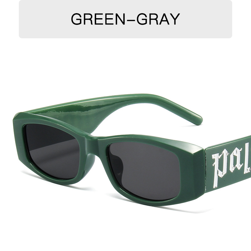 Green frame grey piece