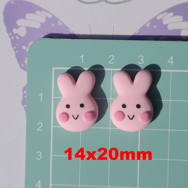 4:Pink Rabbit Rabbit 14x20mm