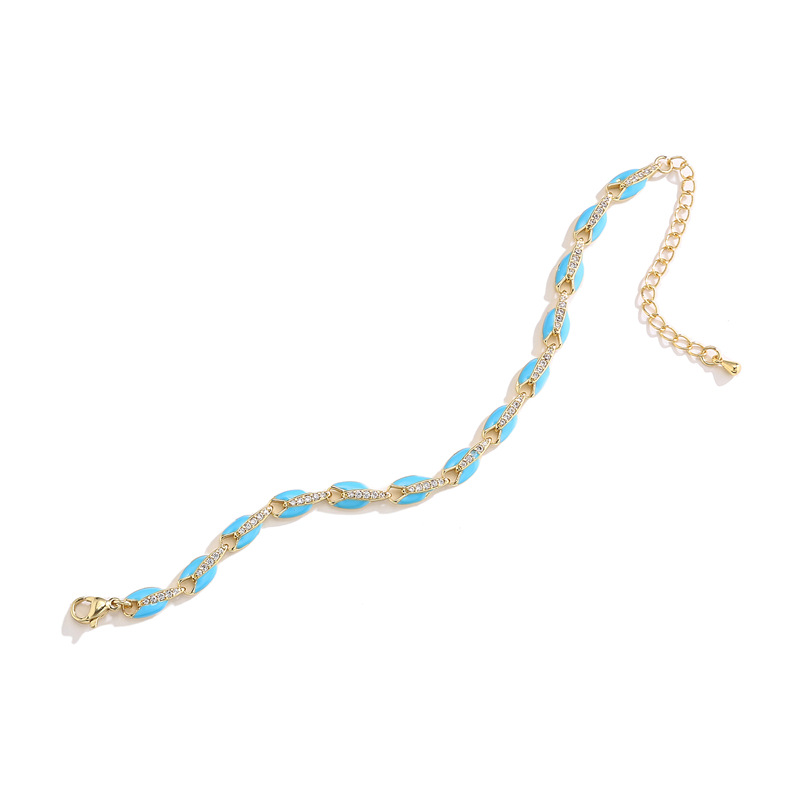 6:Blue bracelet 18cm