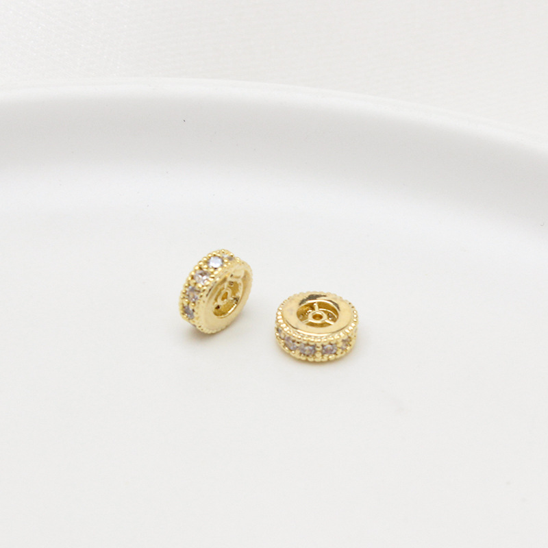 01 # 7 * 3mm (gold plated)