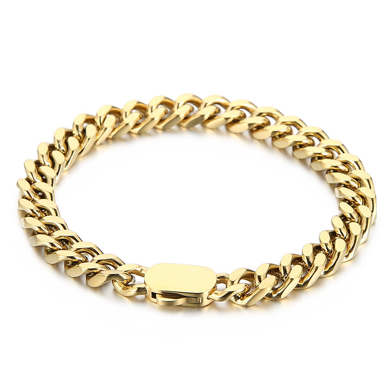9:Gold bracelet 8mm20cm