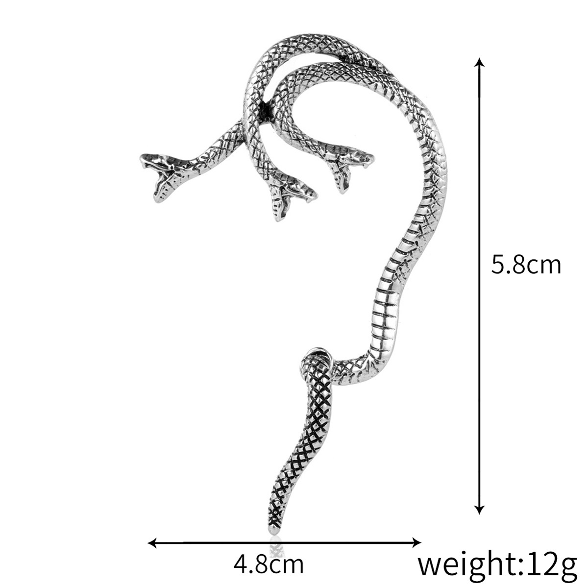 E2112-5 three-headed snake (single left ear)