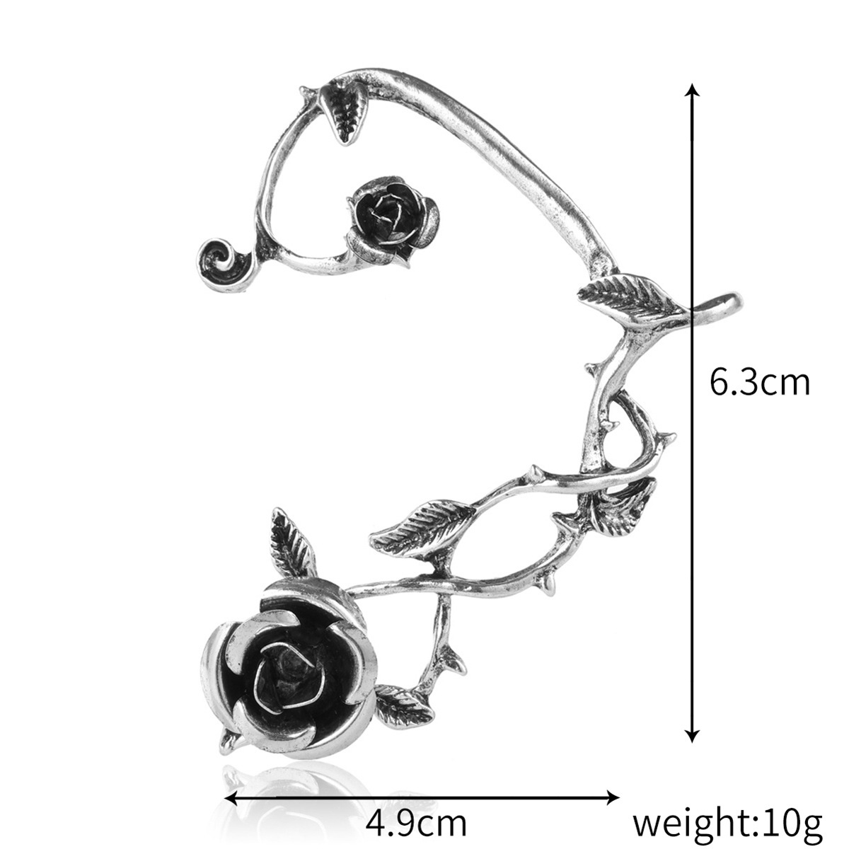 E2112-7 roses (single left ear)