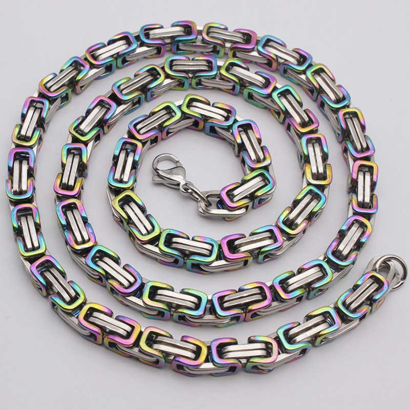 1:6N double color necklace