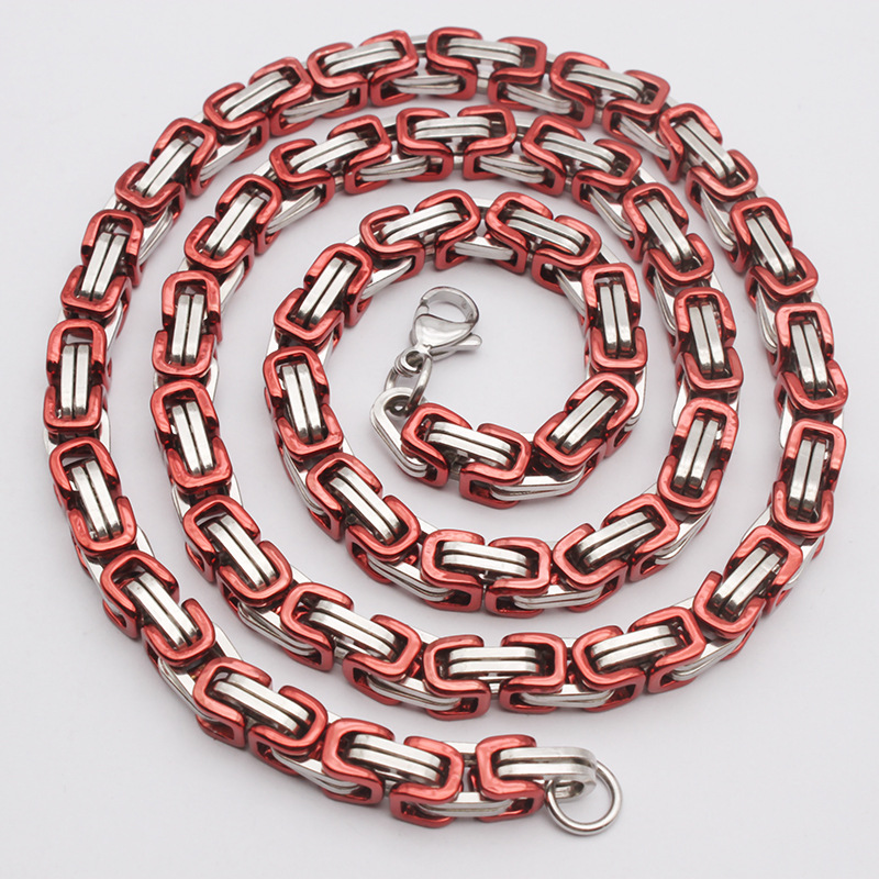6N double piece red necklace