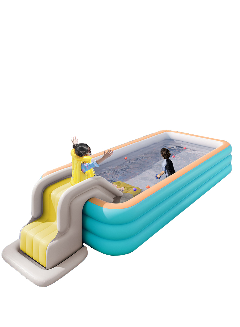 pool and slide