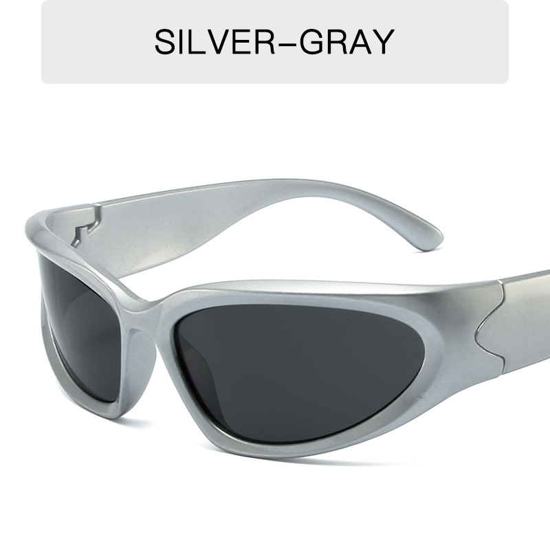 Silver frame grey piece