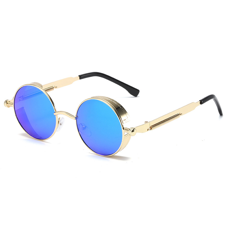 Gold frame ice blue