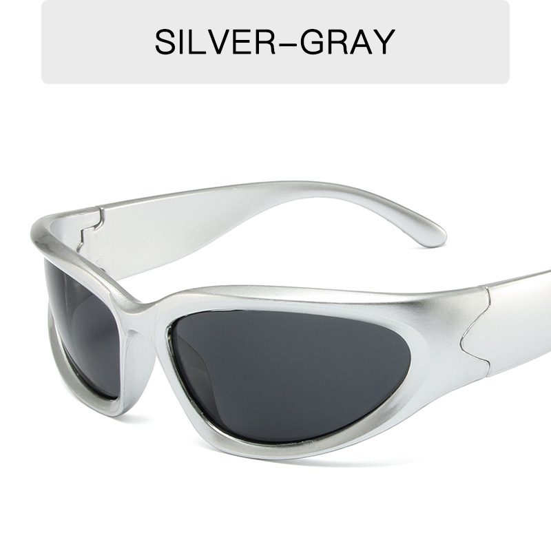 Silver frame grey piece