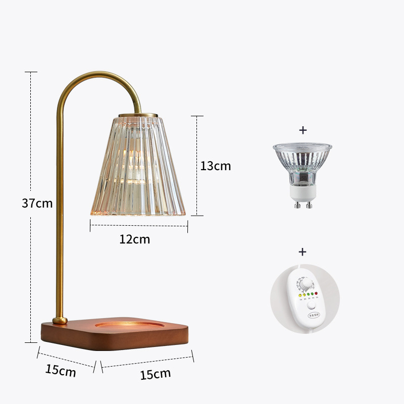 Hump base glass lamp shade - no candle - timing dimmer switch