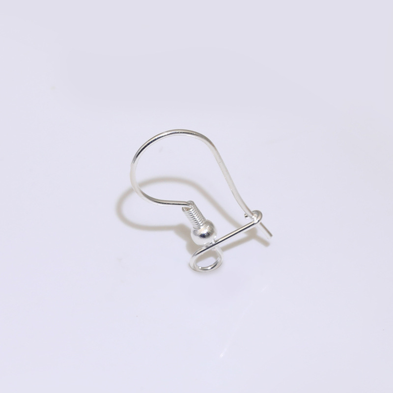 Can fold the ear hook [left ear] / silver