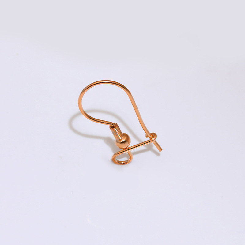 2:Can fold the ear hook [left ear] / rose gold
