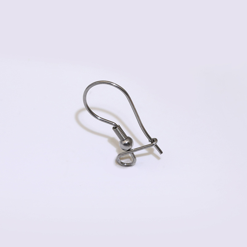 4:Can fold the ear hook [left ear] / steel color