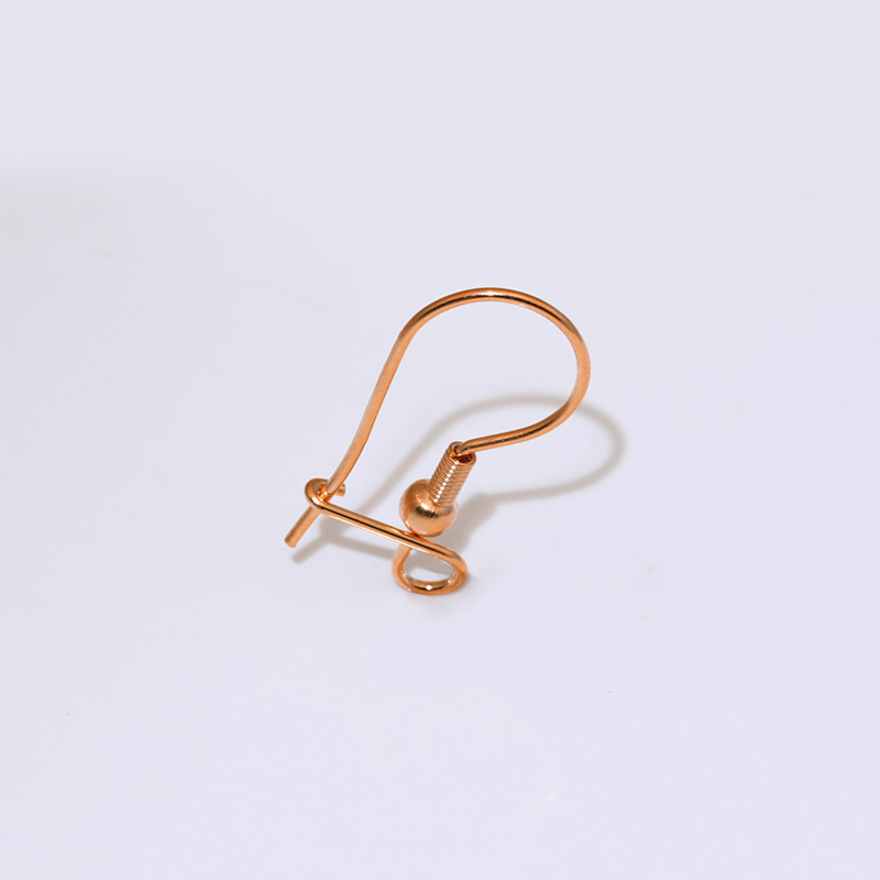 6:Can fold the ear hook [right ear] / rose gold