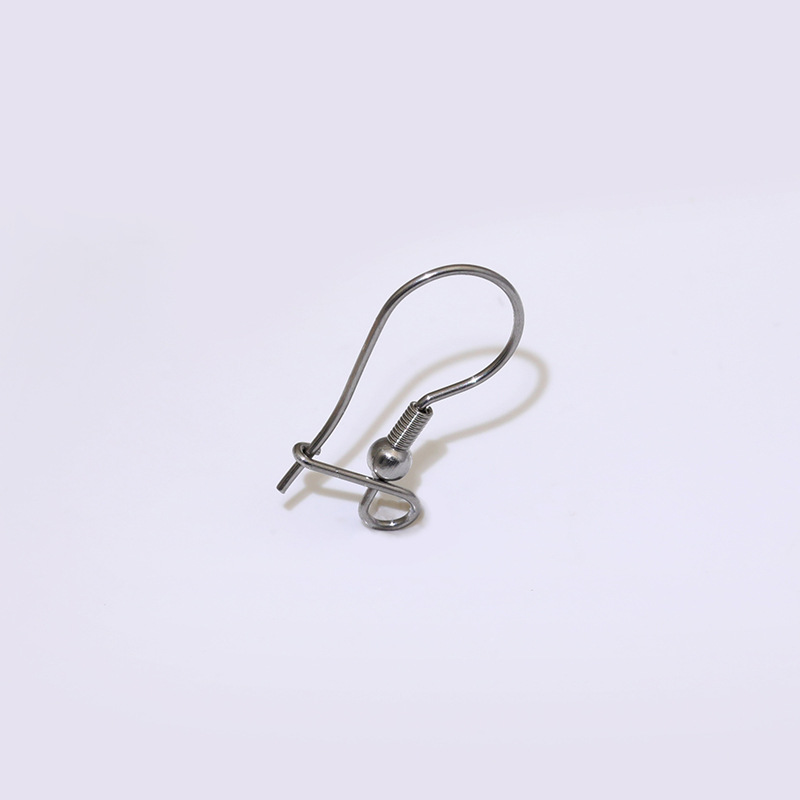 8:Can fold the ear hook [right ear] / steel color