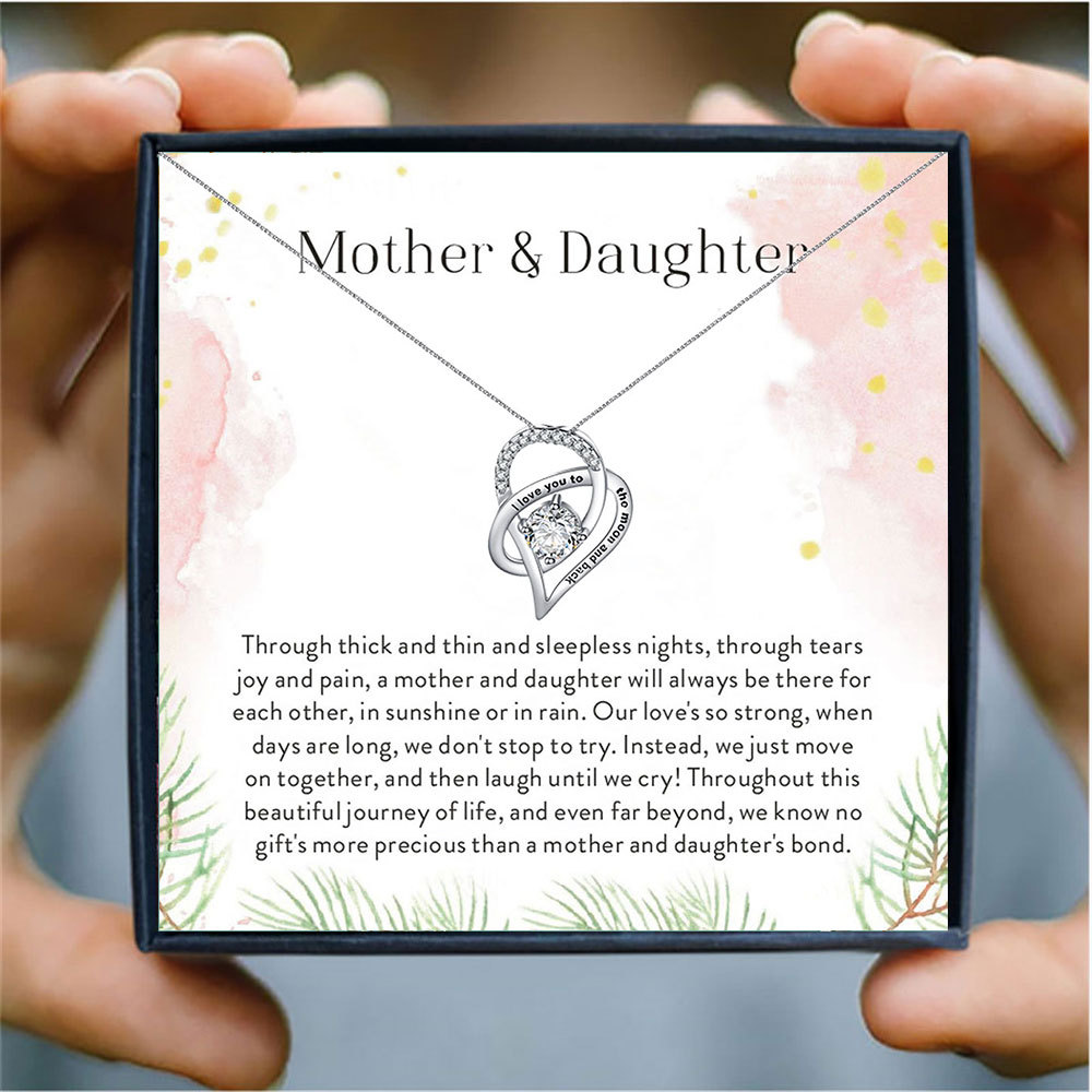 Necklace and card gift box
