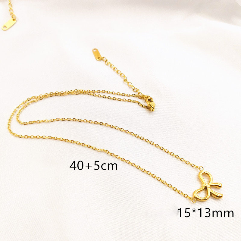 Gold necklace 40 and 5cm