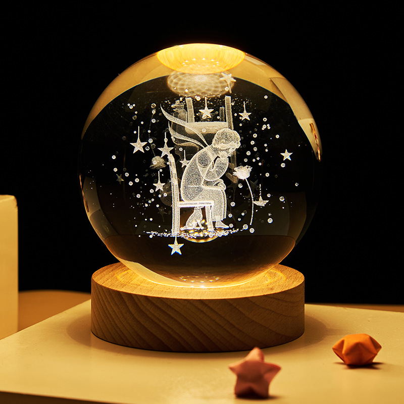 6 cm crystal ball. - Little Prince