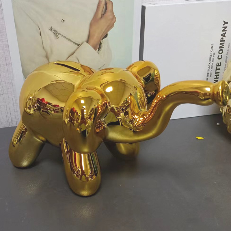 Golden elephant 19.5*11*12cm