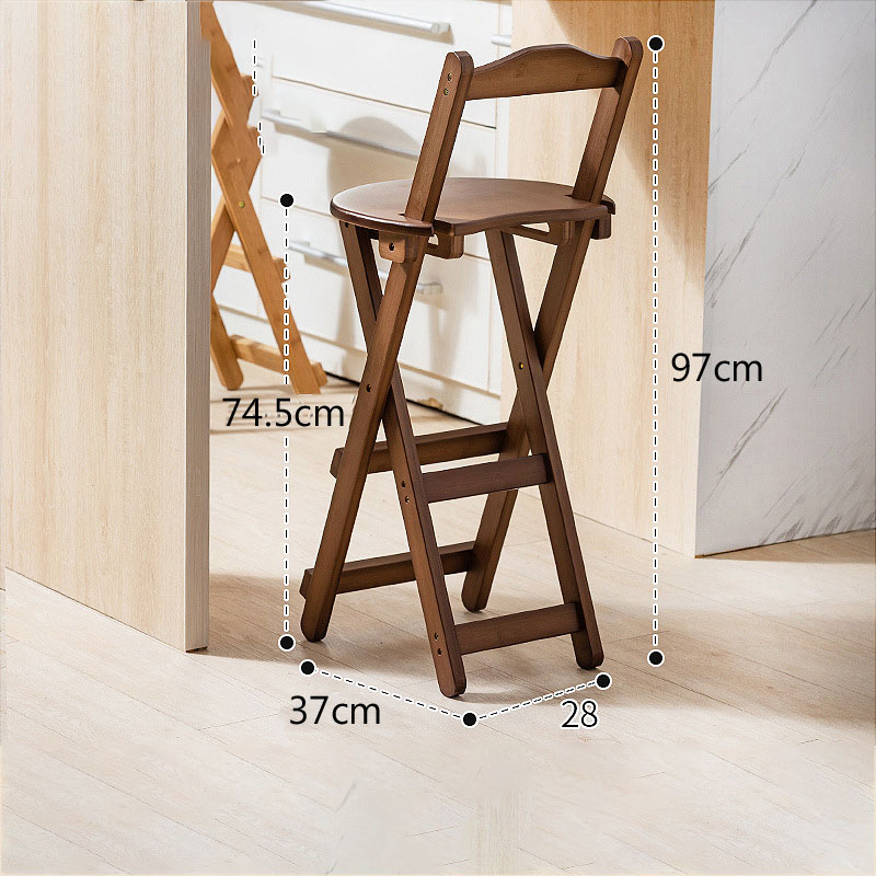 Tea-colored large high chair