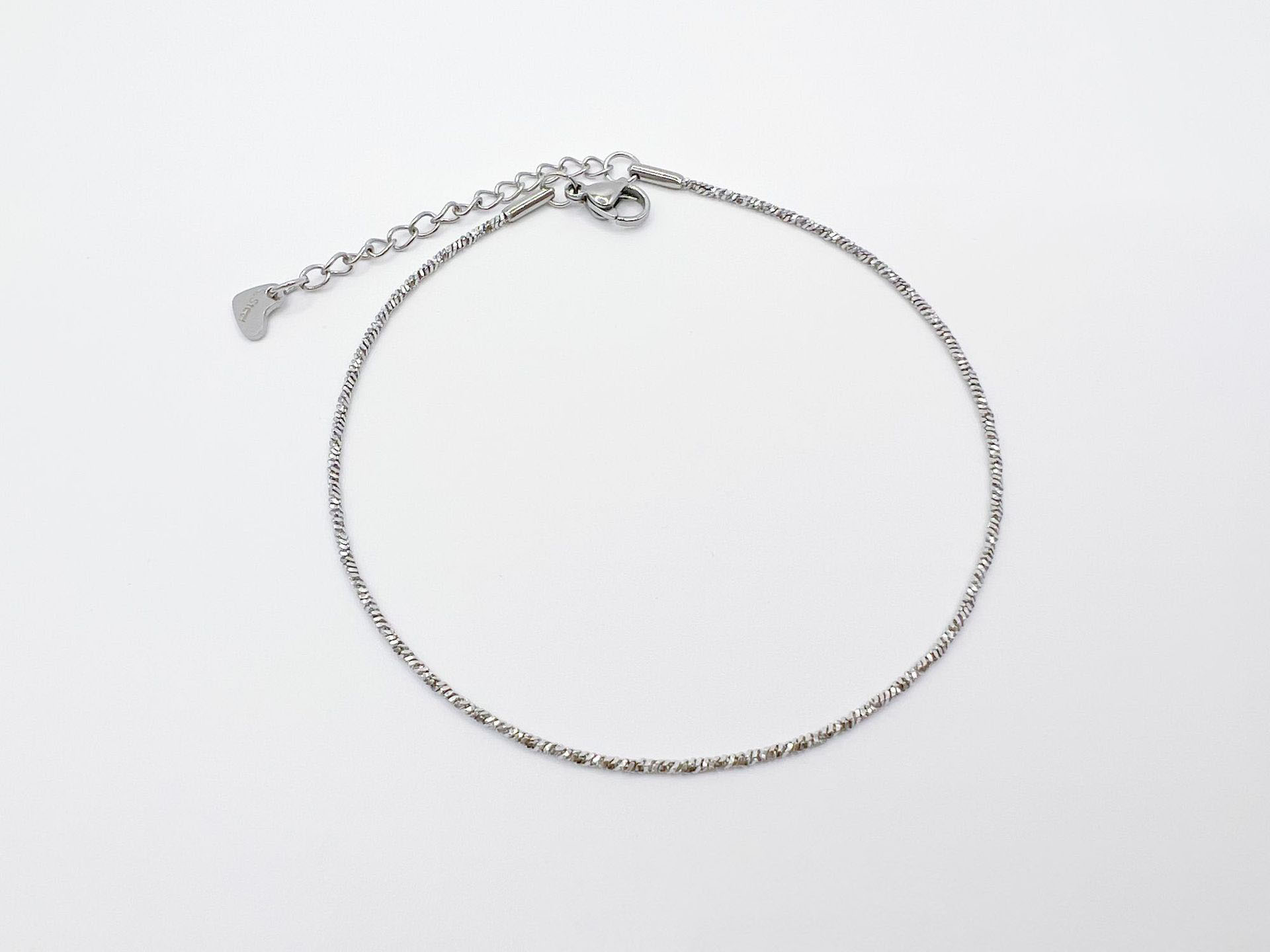8:Twisted snake chain style steel color