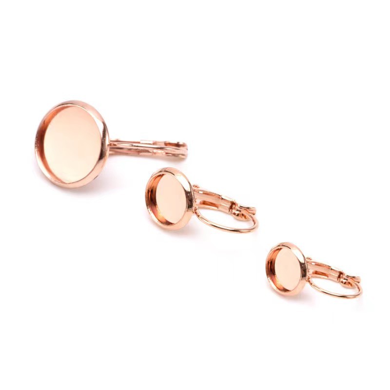 rose gold color plated 8mm